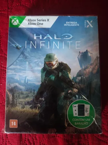 Edição de colecionador Halo Infinite com baralho personalizado - Leia a descrição abaixo