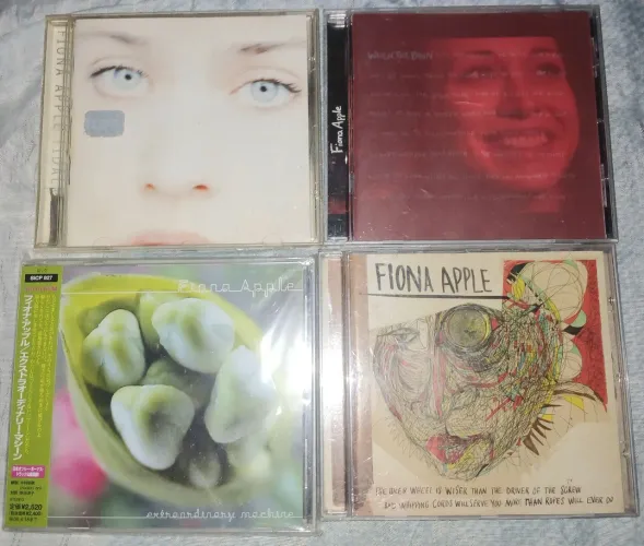 4 cd's Fiona Apple Tidal When The Pawn Extraordinary Machine