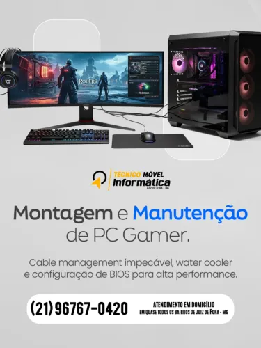 Montagem e Upgrade de PC Gamer em Juiz de Fora