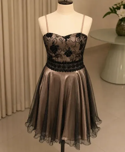 Vestido de festa infantojuvenil