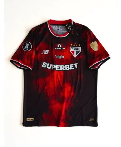 Csmisa New Balance São Paulo Futebol Clube 2024/2025 Libertadores Jogador - Modelo Third
