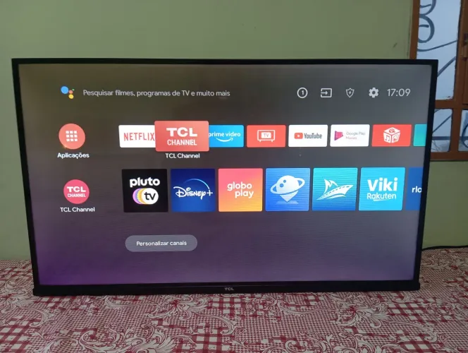 TV TCL 32 SMART WIFI ANDROID INTELIGÊNCIA ARTIFICIAL BORDA INFINITA SISTEMA DE VOZ !!!