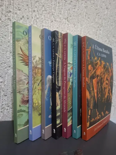 Coleção As Crônicas de Nárnia (7 Livros Completa) - Páginas Off-White