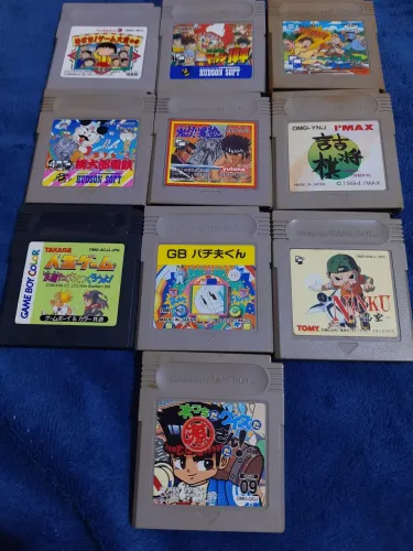 Lote com 10 fitas para Nintendo game boy