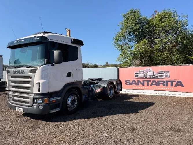 Scania G 380 A6X2 2009 Com Freio Retarder Revisado Completo Suspensão a Ar Kit Hidráulico