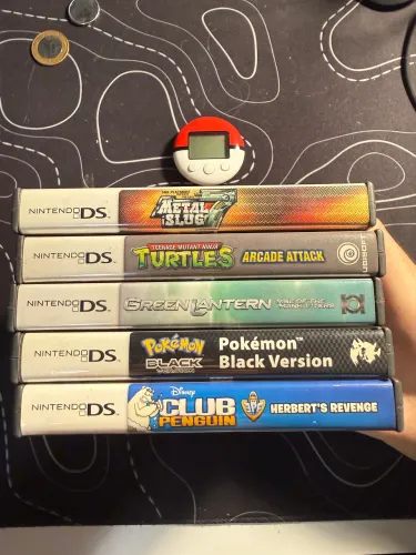 Jogos Nintendo DS Originais + Pokéwalker | Metal Slug 7 Raro