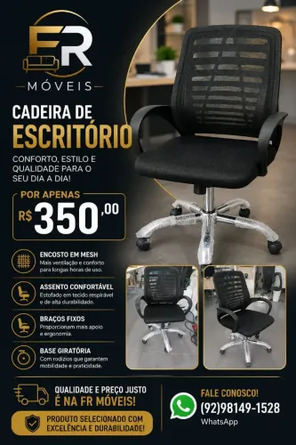 Cadeira orgânica de escritório