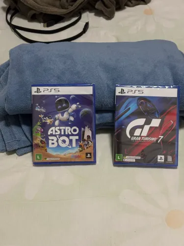 Jogo De ps5 novo lacrado Gran turismo 7 e astro of