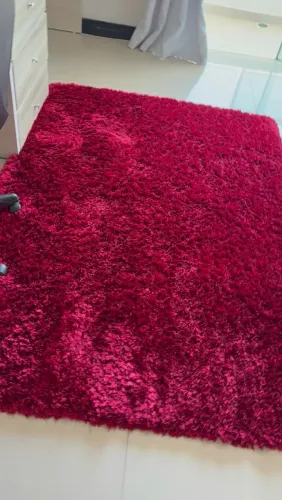 Tapete vermelho para sala ou quarto