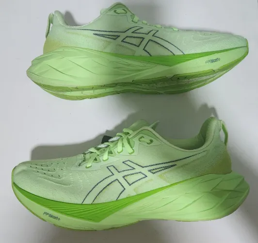 Tênis Asics Novablast 4 Verde Limão Green Masculino Tamanho 42 Original | Pra quem corre