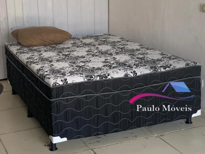 Cama Box Casal - Modelo impecável