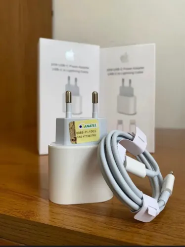 Carregador Apple Fonte + Cabo tipo C