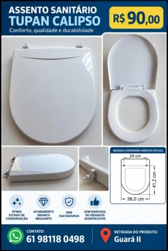 Tampa de vaso sanitario oval universal