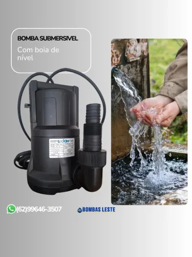 BOMBA SUBMERSIVEL AGUA 1CV