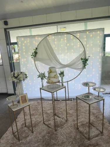 Decoração e locação de pegue e monte 