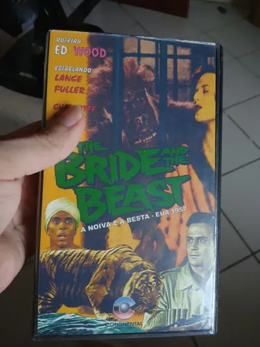 Vhs a noiva e a besta ed wood terror classico