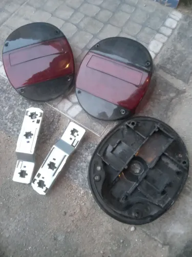 Conjunto de lentes fumê fusca