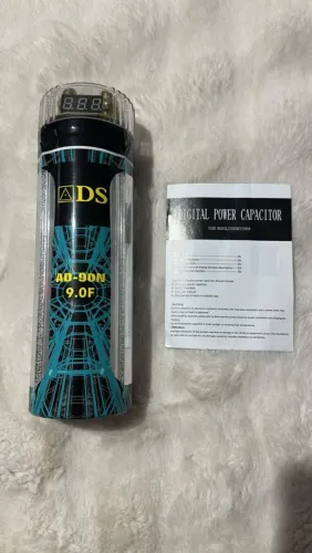 Mega Capacitor de Som Automotivo ADS AD-90N de 9.0 Farads