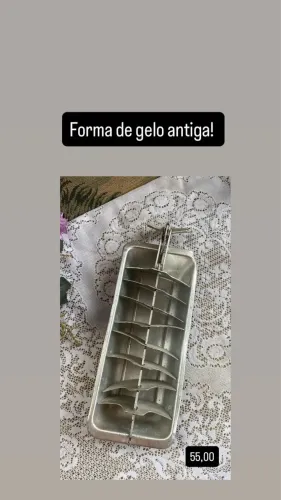 Forma de gelo antiga 