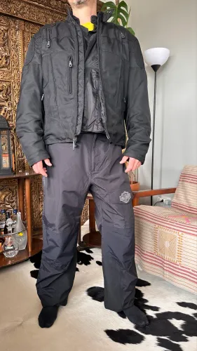 Conjunto Harley-Davidson FXRG masculino G (jaqueta com protetores + calça Gore-Tex)