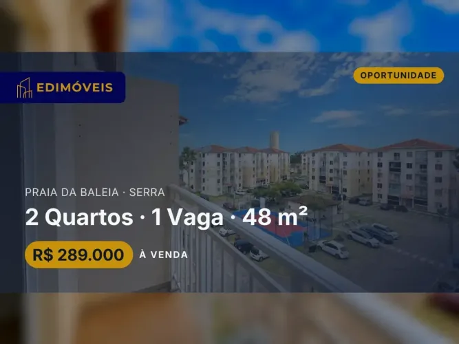 Apartamento 2 quartos na Praia da Baleia, conforto e praticidade para você