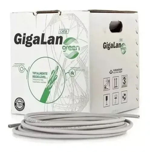 caixa de 305mt cabo rede furukawa cat6