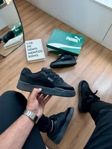 Tênis Puma 180 Preto Masculino Chaveiro Personalizado Luxo