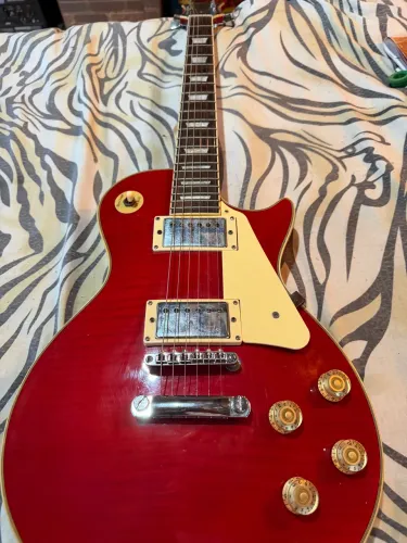 Memphis by Tagima MLP-100 Les Paul Cherry - Revisada por Luthier