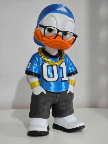 Boneco Pato Donald 30 cm Streetwear Colecionável decoração urban