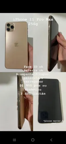 Vende - se iphone 11 pro max 256g R$ 1.500