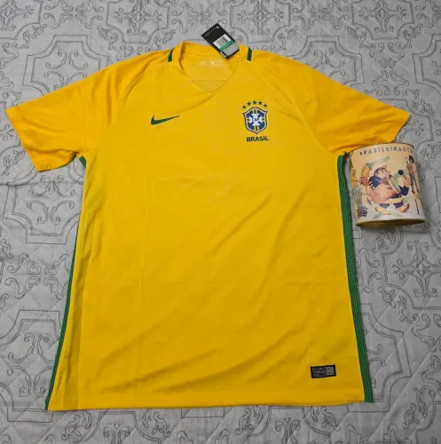 Camisa Nike Seleção Brasileira Home 2016 GG nova original - lata brasileiragem numerada