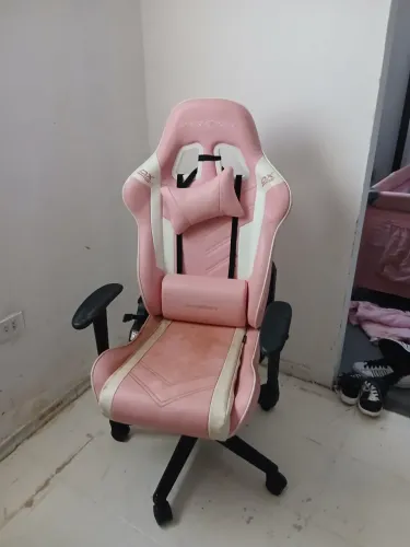 Cadeira game rosa 
