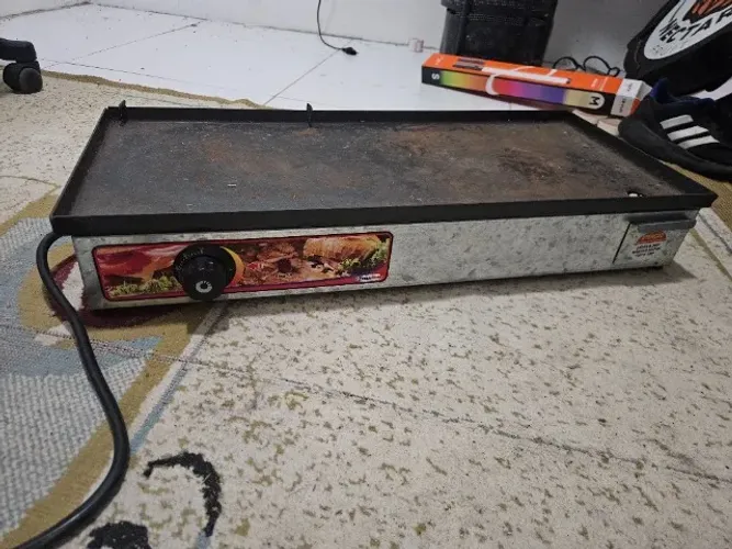 Chapa eletrica 70cm (hamburguer)