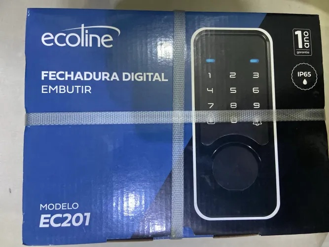 Fechadura digital de imbutir Ecoline aprova d?água