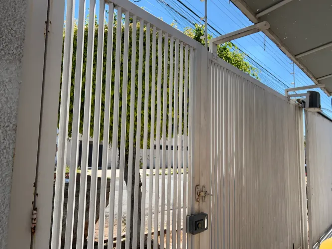 Portão Social e Garagem em ferro 