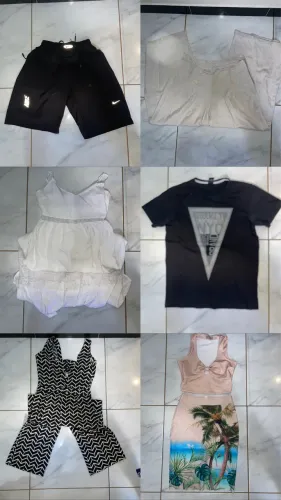 Lote de roupas usadas
