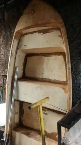 Bote barco para pesca .