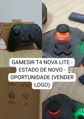 CONTROLE GAMER GAMERSIR T4 NOVA LITE - ESTADO DE NOVO