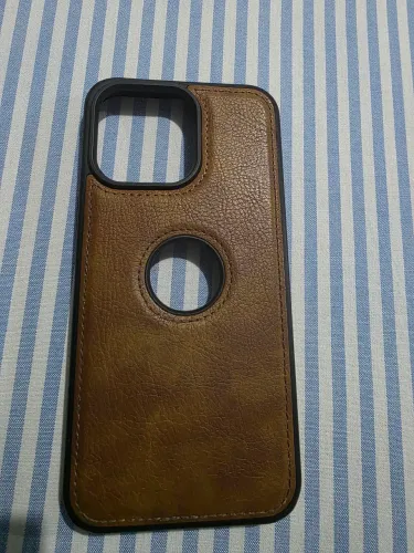 Capa em couro iPhone 15 pro max