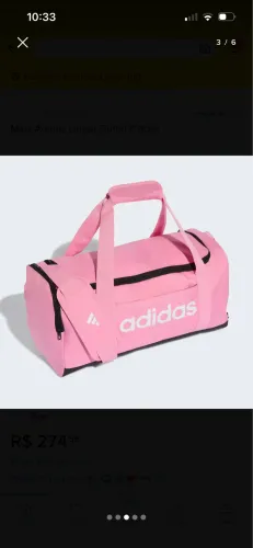 Mochila Adidas rosa 
