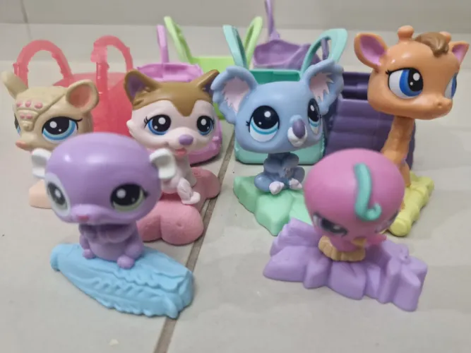 LPS - Coleção Little  Pet Shop - todos + cestinhas
