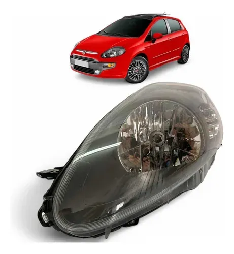 Farol Fiat Punto Fume Esquerdo 2006 A 2012 Original Esquerdo/motorista