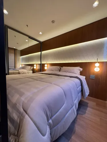 Flat para aluguel mobiliado com 49 metros quadrados com 1 quarto no centro de Alphaville