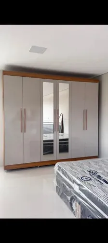 Roupeiro Orion 100% MDF com Espelho 2.74