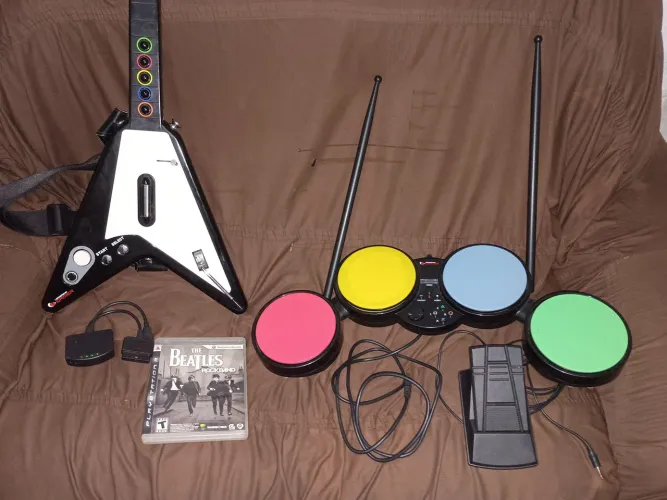 Kit rock band PS2, ps3 e Wii
