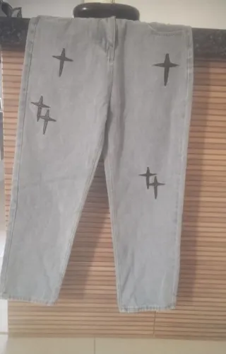 calça reta masculina ,nunca usada