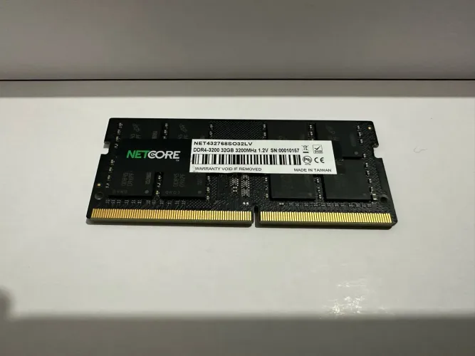 Memória RAM SODIMM DDR4 32GB 3200MHz Netcore Para Notebook