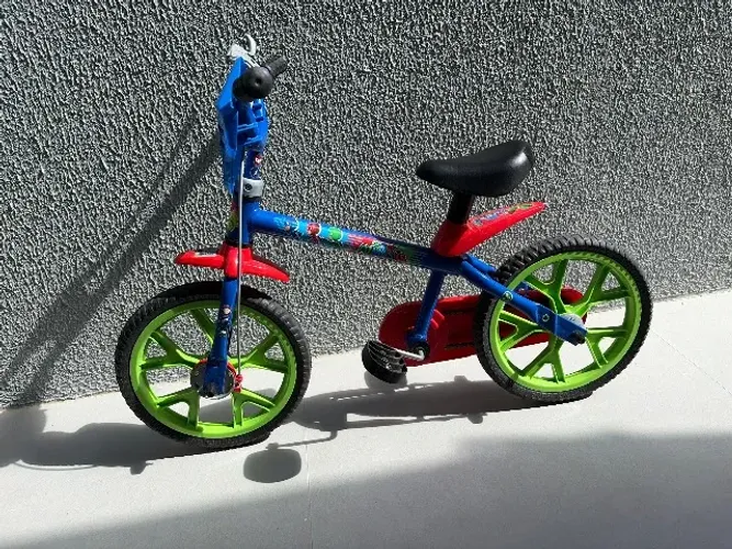 Bicicleta Infantil Bandeirante PJ Masks (Aro 12) - Semi-Nova