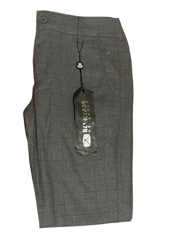 Calça Social Blinclass Original Xadrez Cinza - Nova Com Etiqueta - Tam 40