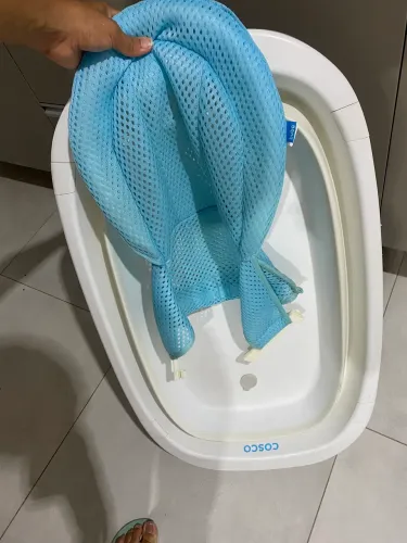 Banheira dobrável cosco redinha pra banho buba